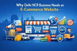 Read more about the article Why Every Delhi NCR Business Needs an E-Commerce Website in 2026