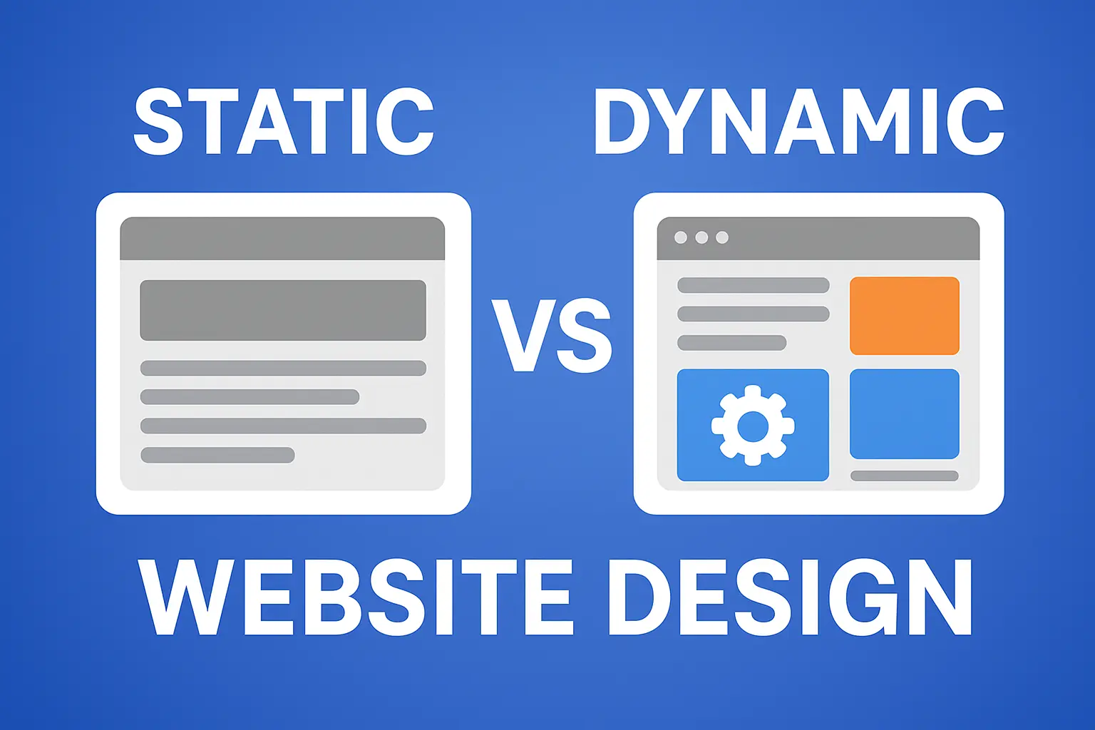 Read more about the article Static vs Dynamic Website Design: What Every Business Owner Should Know