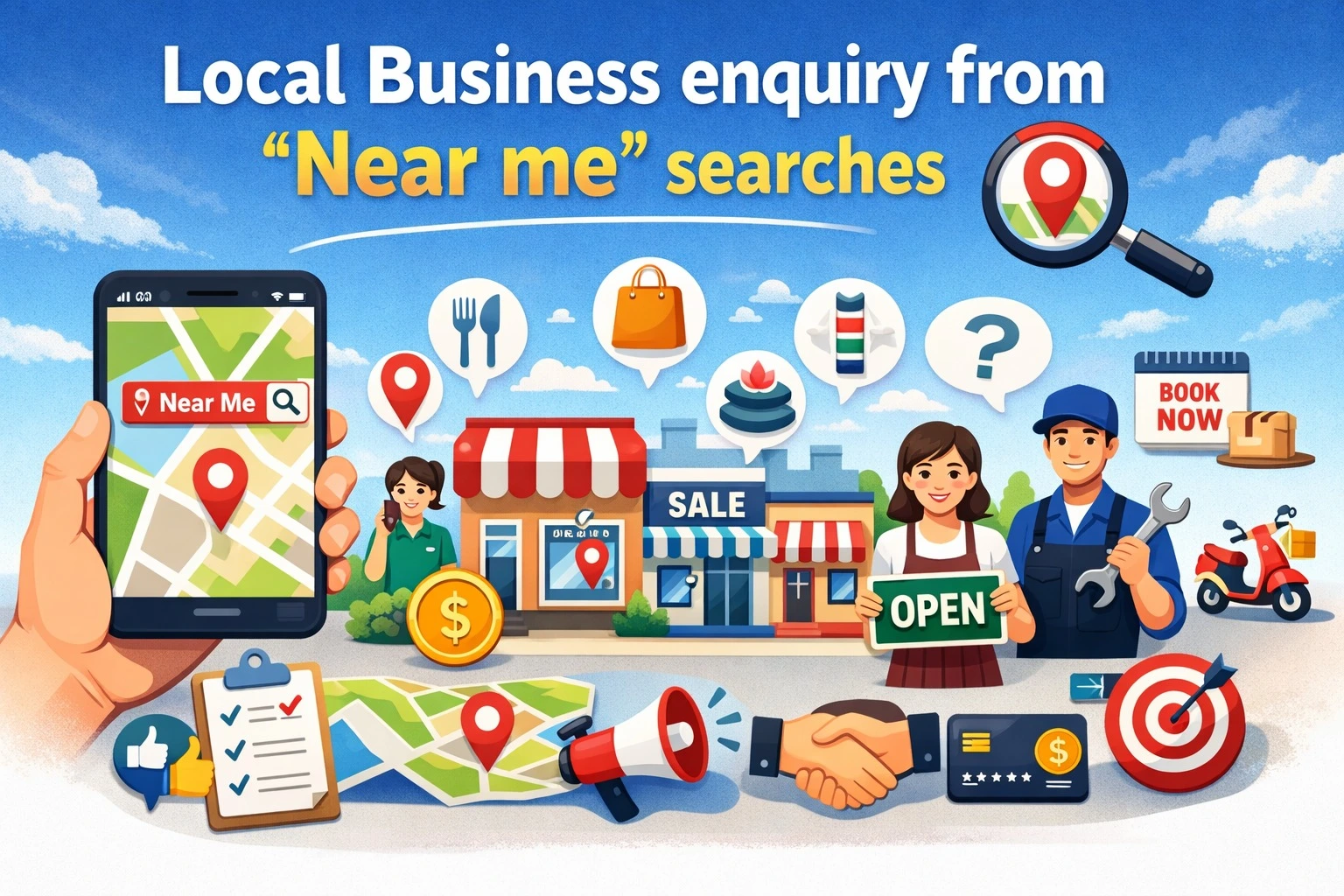 Read more about the article How Local Businesses Can Get More Customers from “Near Me” Searches