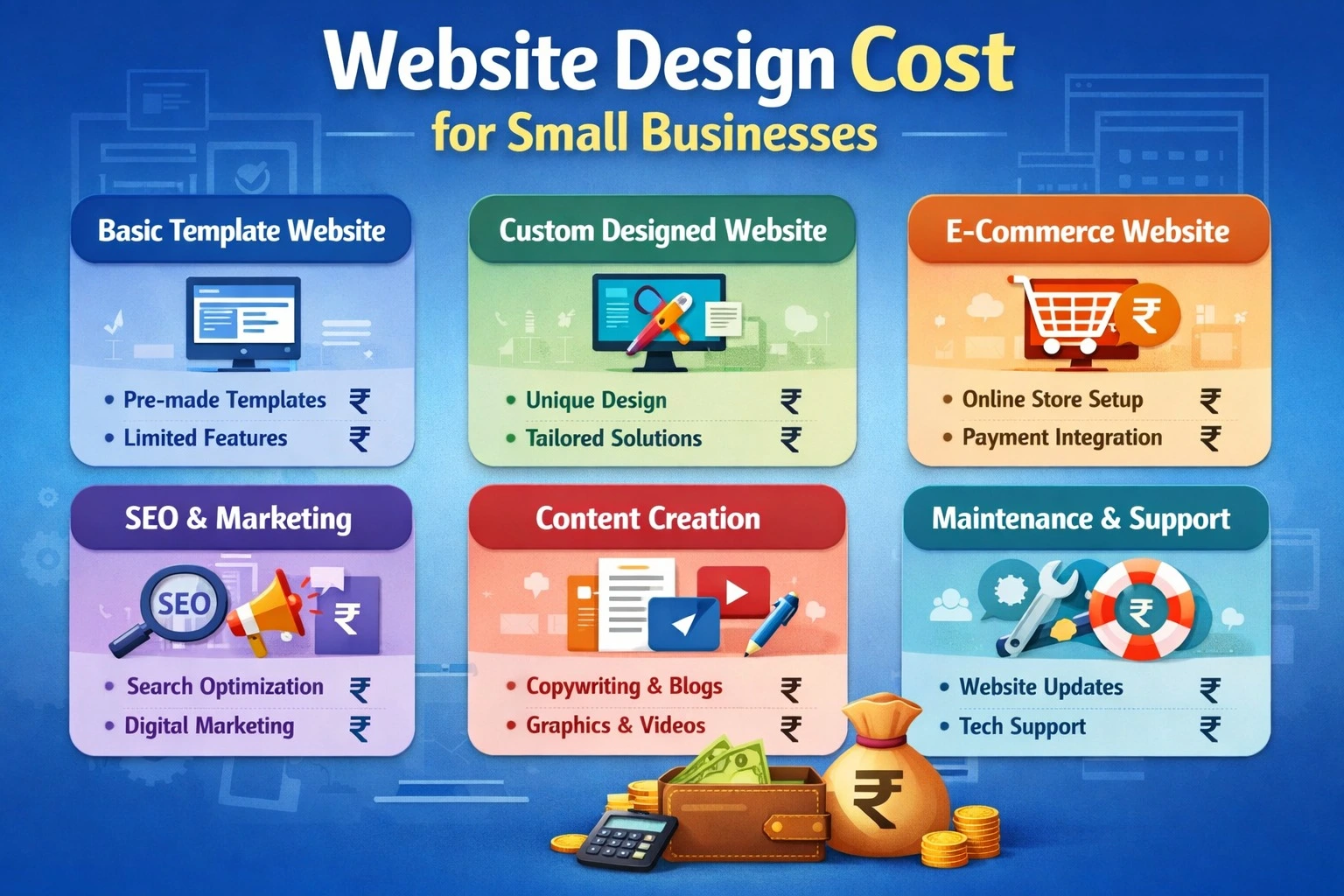 Read more about the article Average Cost of Website Design for Small Businesses in India (2026 Guide)