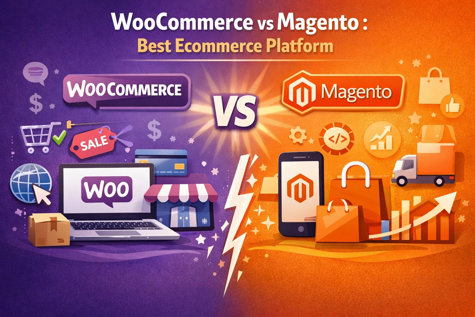 You are currently viewing WooCommerce vs Magento: Best eCommerce Platform for Small Businesses?