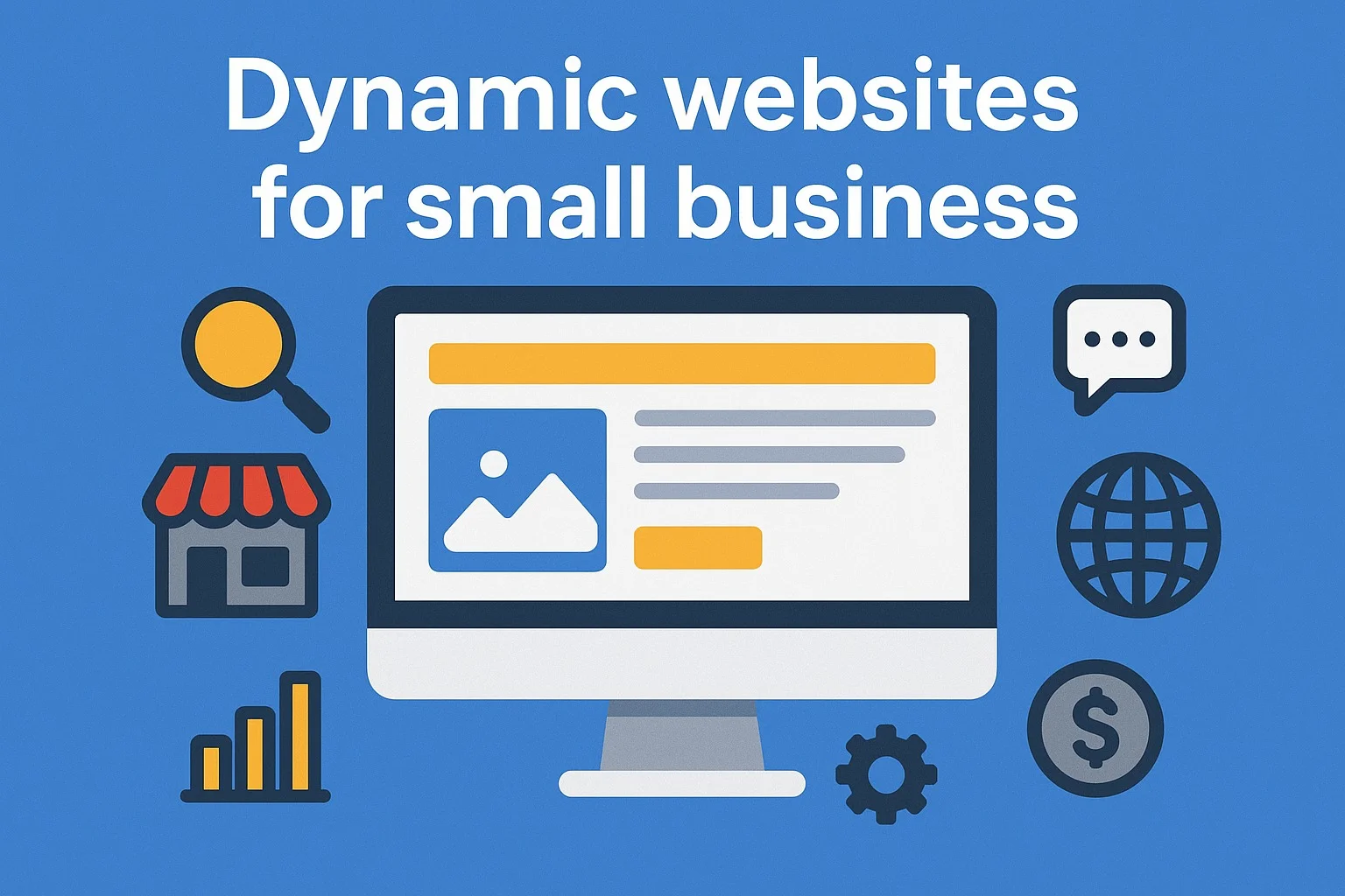 Read more about the article How Dynamic Websites Help Small Businesses Grow Faster