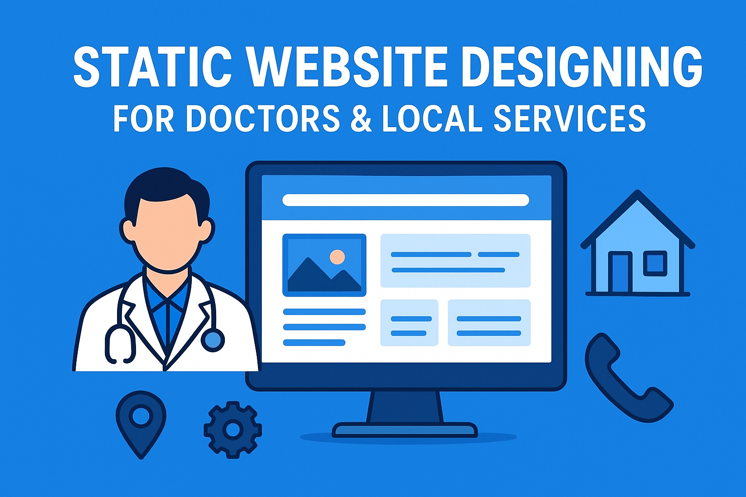 Read more about the article Static Website Designing for Doctors and Local Services