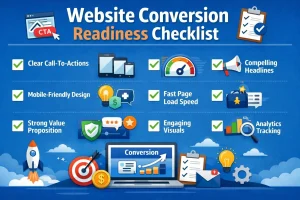 Read more about the article Website Conversion Readiness Checklist: 10 Key Steps to Turn Visitors into Paying Clients