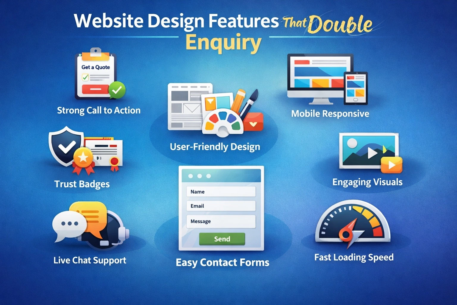 Read more about the article 8 Website Design Features That Double Enquiry Form Submissions