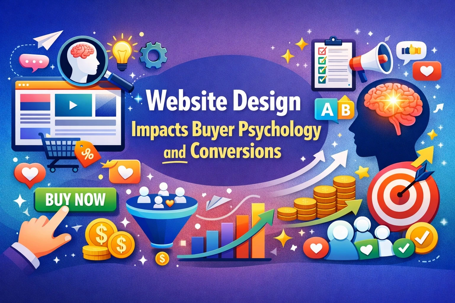 Read more about the article How Website Design Impacts Buyer Psychology and Conversions