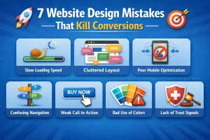 Read more about the article 7 Website Design Mistakes That Kill Conversions for Indian Businesses