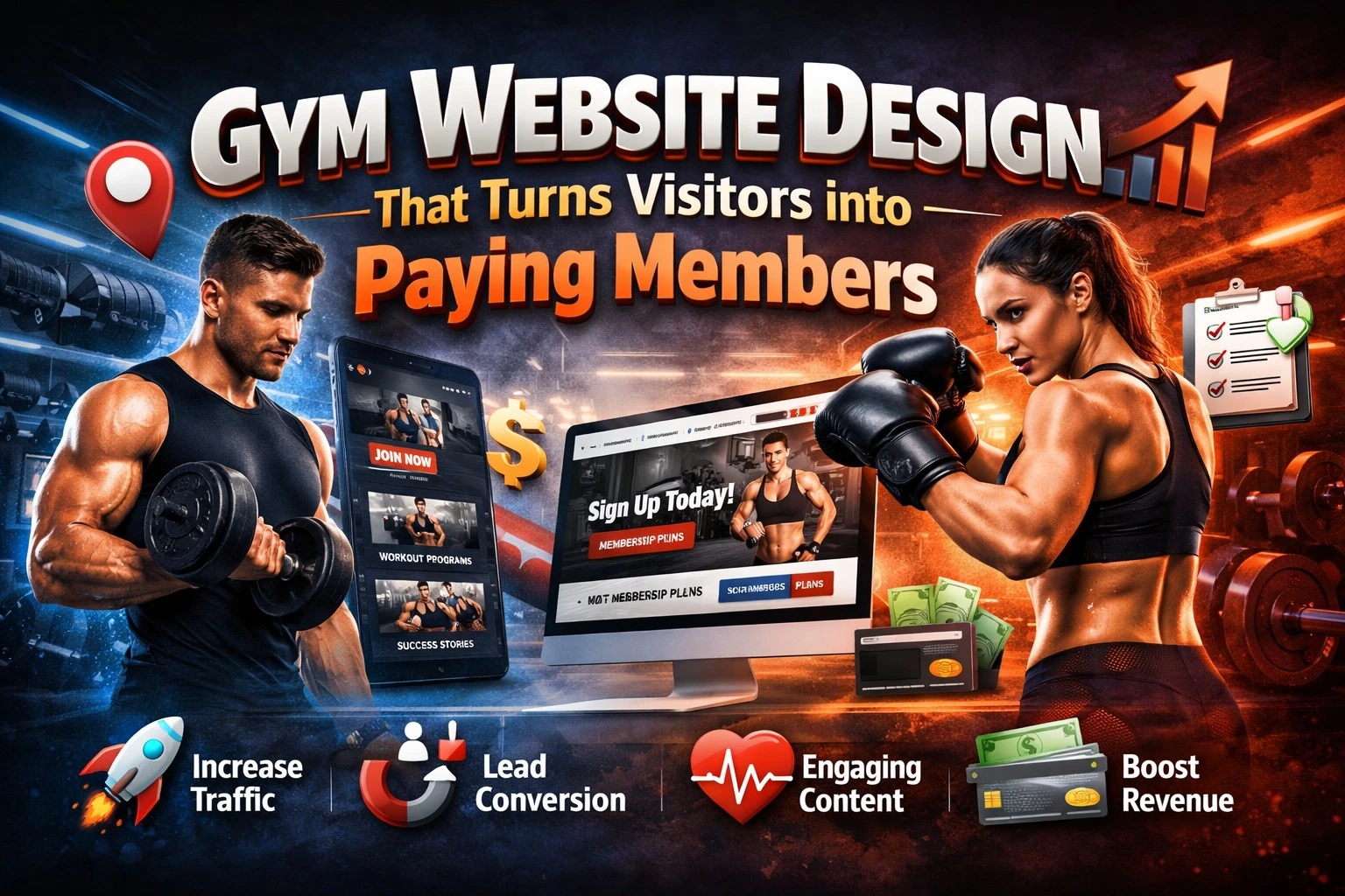 Read more about the article Gym Website Design That Turns Visitors into Paying Members