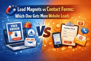 Read more about the article Lead Magnets vs Contact Forms: Which One Gets More Website Leads?