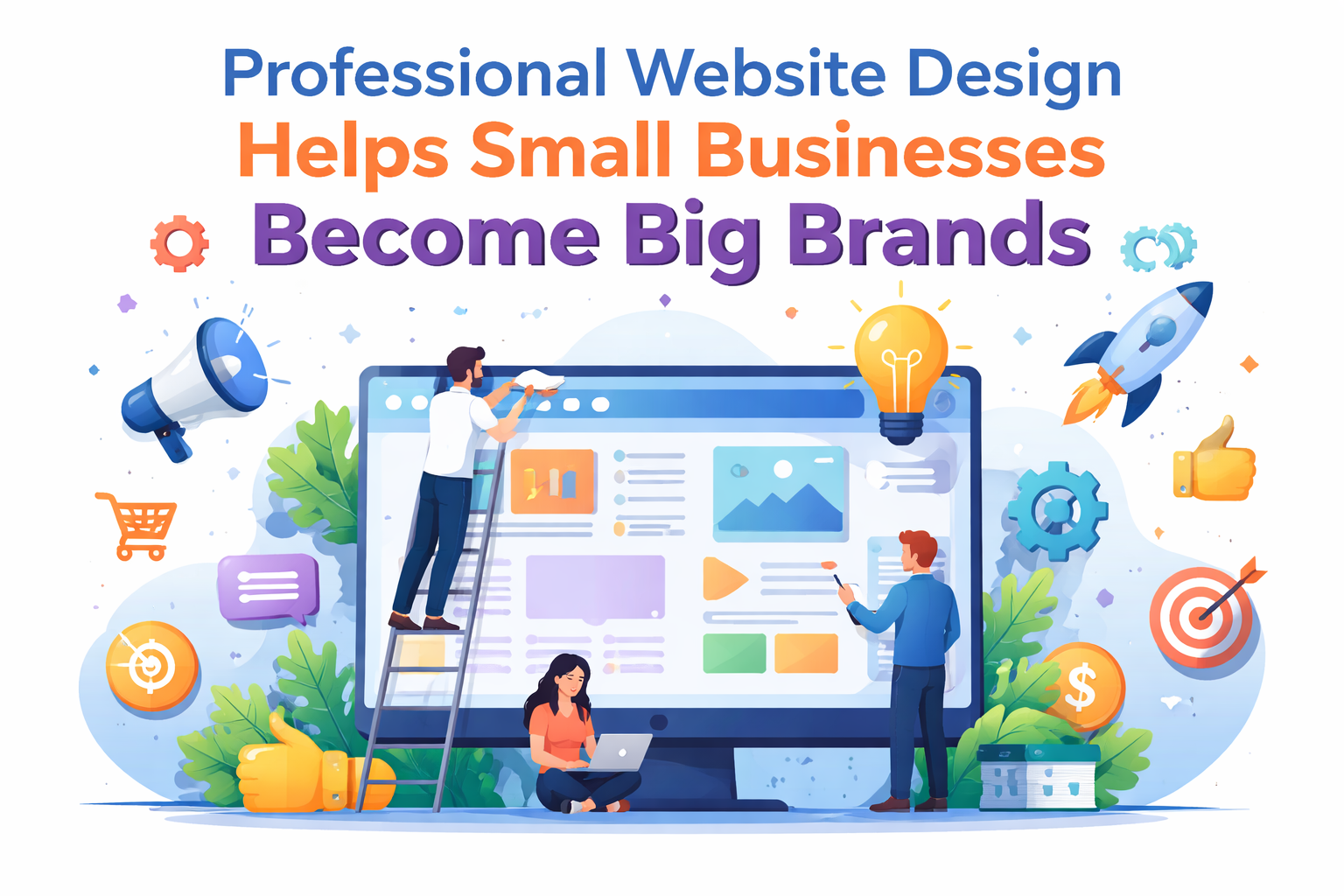 Read more about the article How Professional Website Design Helps Small Businesses Become Big Brands