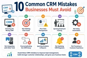 Read more about the article 10 Common CRM Mistakes Businesses Must Avoid
